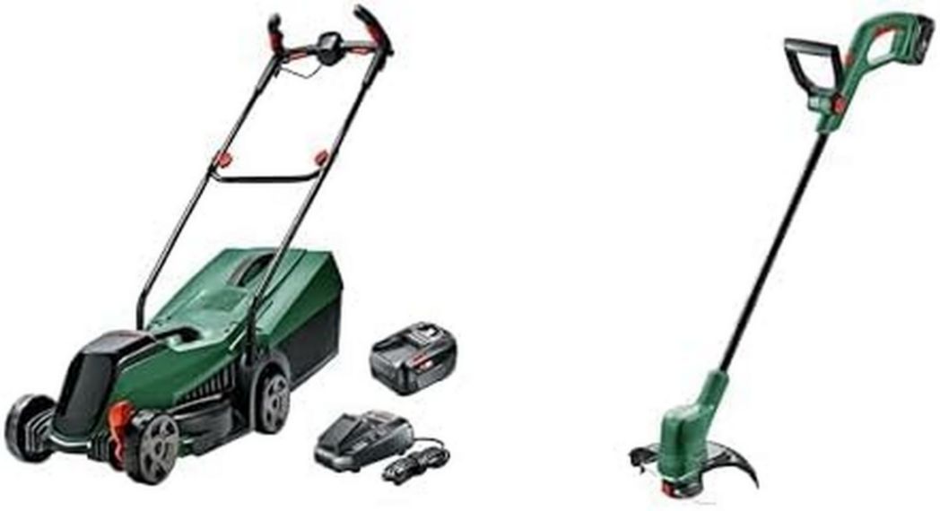 Cortacésped inalámbrico Bosch CityMower 18V-32-300 (18 V, 1 batería de 4,0 Ah, motor sin escobillas, ancho de corte: 32 cm, corta hasta 300 m², en caja de cartón)