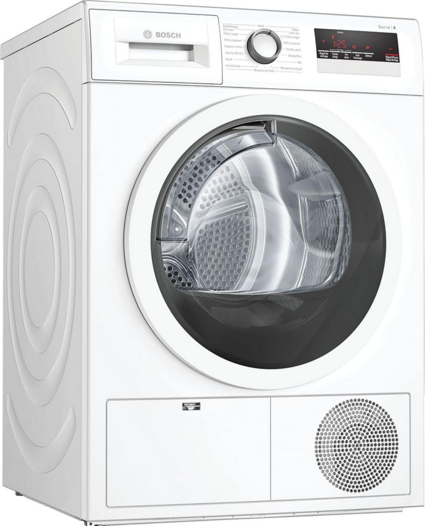 Secadora de condensación Bosch WTN85V07FF Serie 4 - Silenciosa - Independiente - 7 kg - 112 L - Blanca
