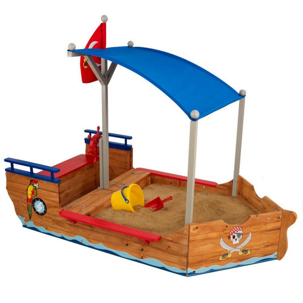Caja de arena pirata KidKraft 128