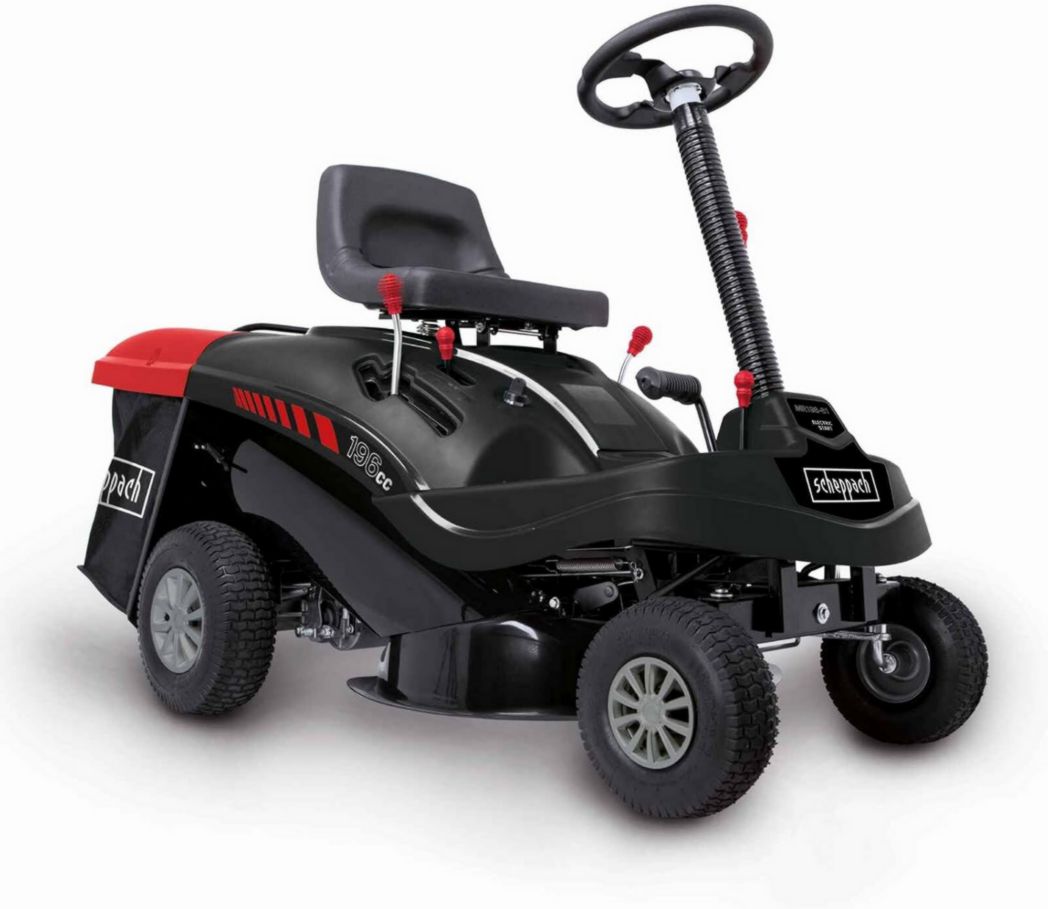 Cortacésped Scheppach MR224-61 – Motor de 4 tiempos 5,0 kW – 6,8 CV – Ancho de corte 61 cm – Altura de corte ajustable en 5 posiciones – Arranque eléctrico