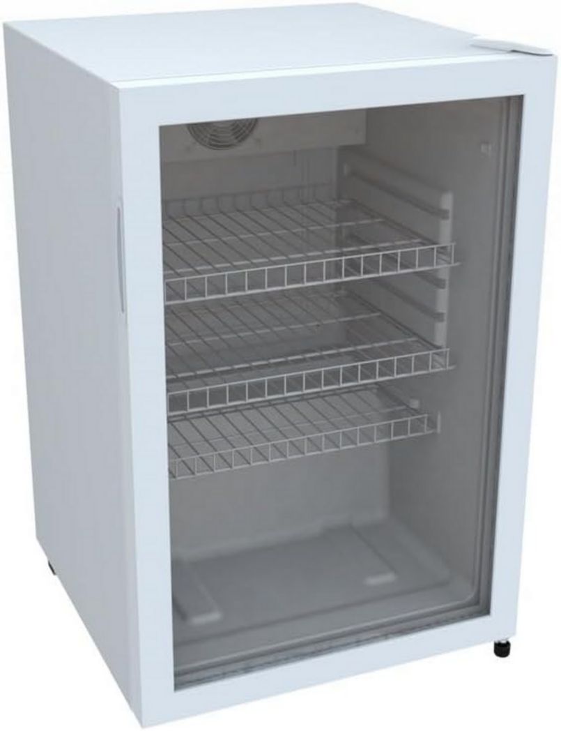 Refrigerador de bebidas profesional METRO GPC1088, metal/vidrio, 43 x 49 x 83 cm, 88 L, refrigeración estática, negro