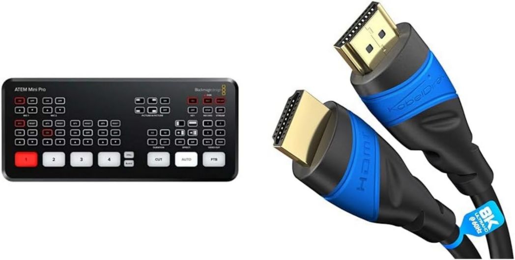 Mezclador de vídeo Blackmagic Design ATEM Mini Pro negro