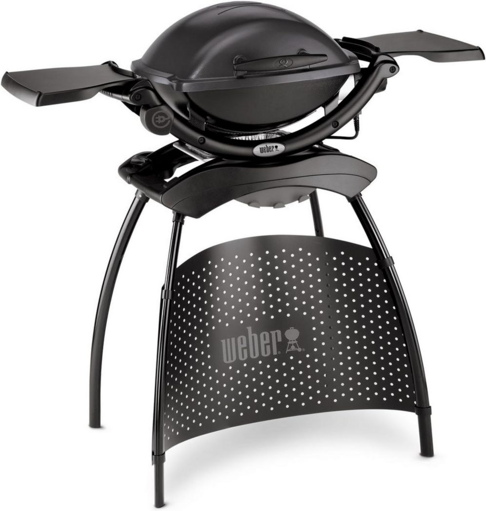 Barbacoa eléctrica Weber Q1400 gris oscuro de 2200 W