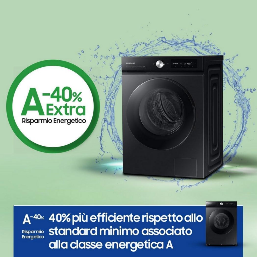 Lavadora Samsung a medida, 11 kg de capacidad, Control AI, QuickDrive, Vapor, Carga frontal, 60 x 85 x 60 cm