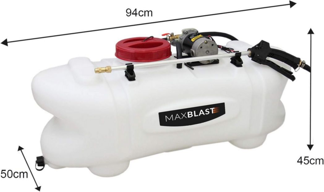 Pulverizador agrícola para quads, barra de 100L con 6 boquillas, 12V y accesorios - Fertilizantes, pesticidas, agricultura