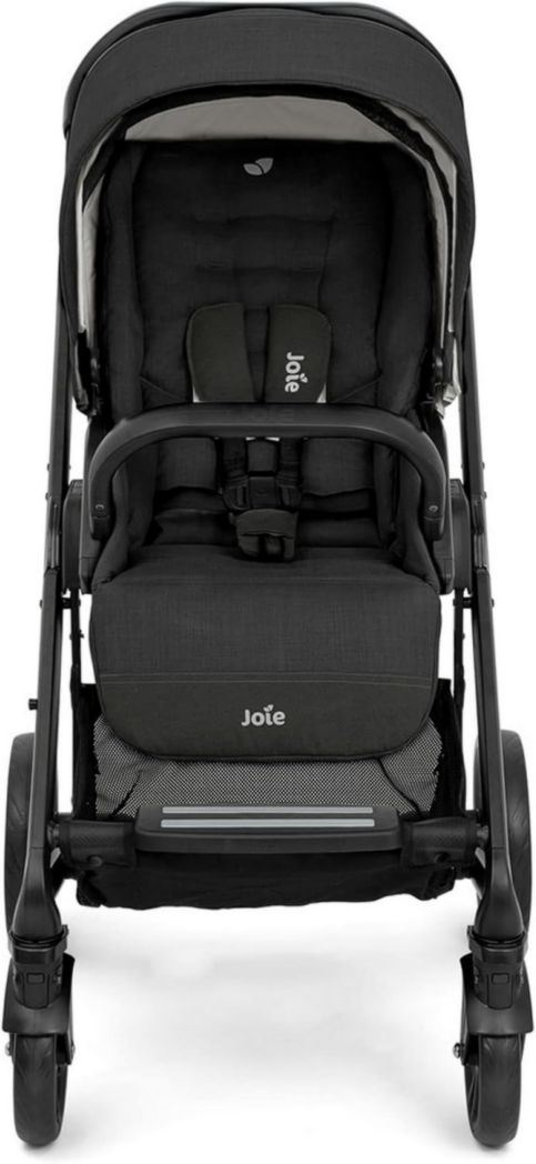 Joie - Chrome - Cochecito multimodal 4 en 1 - Asiento reversible - Compatible con asiento de coche - Plegado automático - Suspensión todoterreno - Arnés SoftTouch de 5 puntos - Desde el nacimiento