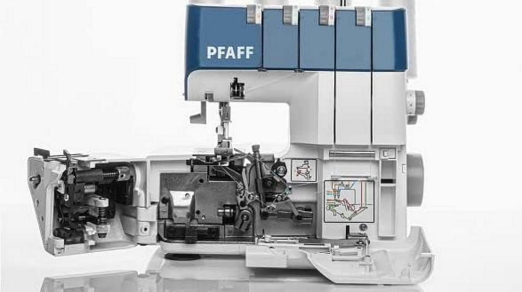 Máquina de coser PFAFF Admire 1000, aluminio multicolor, 4 hilos, 16 puntadas diferentes, fácil de usar