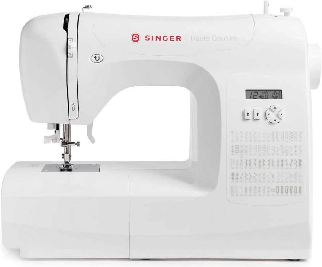 Máquina de coser electrónica profesional Singer Haute Couture F527C, 80 puntadas, multiusos, elástica, decorativa, fácil de usar para principiantes, portátil, eléctrica, para uso doméstico.